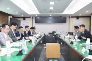 건설 안전사고 관련 대책회의