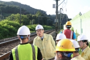 무궁화호 작업자 접촉사고 현장방문